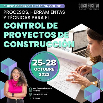 Procesos, herramientas y técnicas para el control de proyectos de construcción