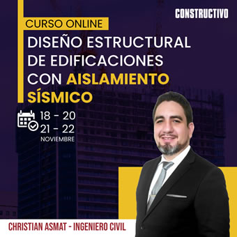 Diseño Estructural de Edificaciones con Aislamiento Sísmico