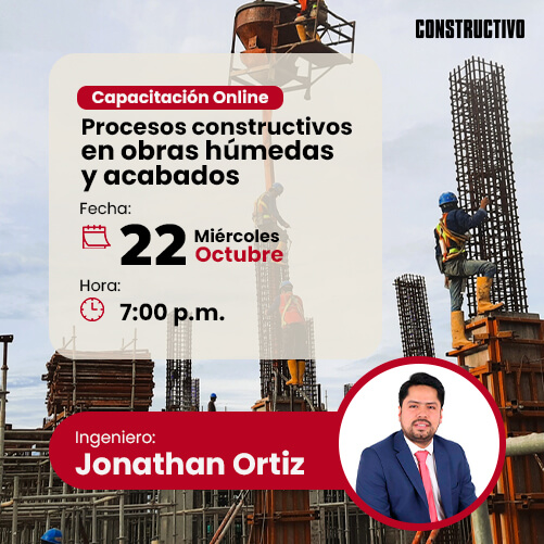 Procesos Constructivos en Obras Húmedas y Acabados