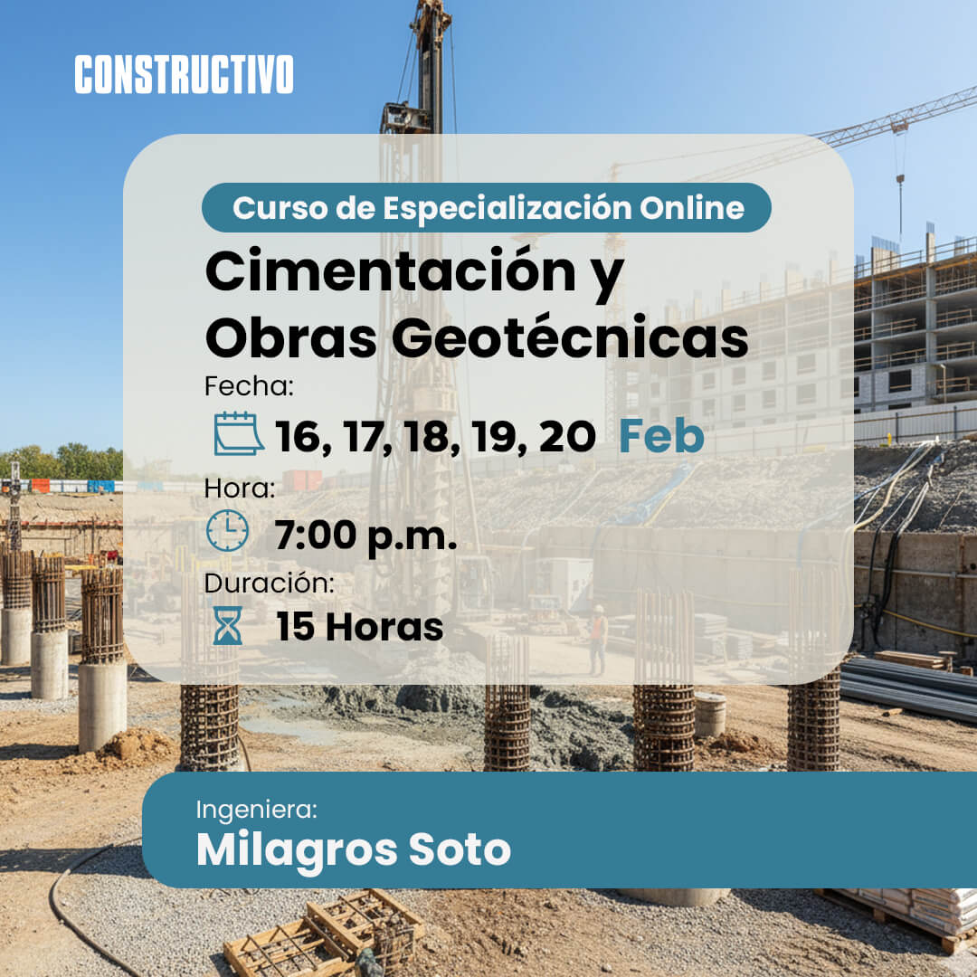 Cimentación y Obras Geotécnicas