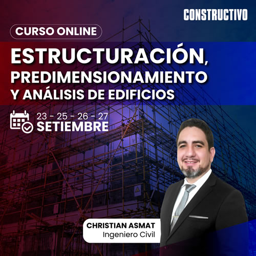 Estructuración, predimensionamiento y análisis de edificios