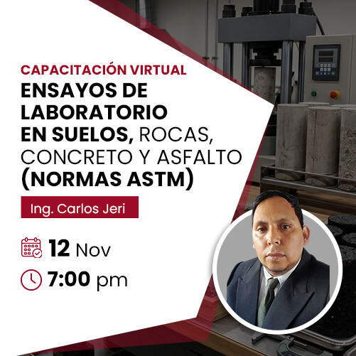 Ensayos de Laboratorio en Suelos, Rocas, Concreto y Asfalto (Normas ASTM)