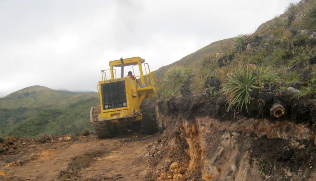 Cajamarca: denuncian construcción de carretera cerca de zona intangible