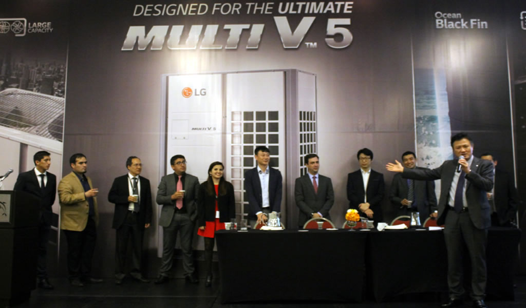 LG presentó su nuevo sistema Multi V5