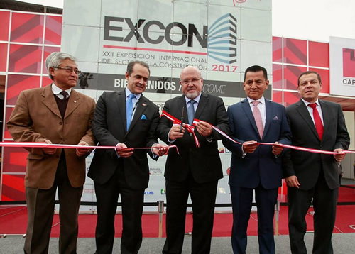 Carlos Bruce inauguró la XXII Exposición Internacional del Sector de la Construcción - Excon 2017