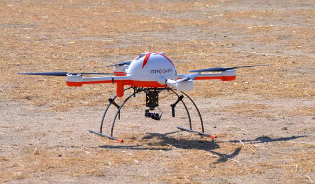 El dron X-Copter de Maxam, Premio a la Mejor Idea de Utilización de Drones en Ingeniería Civil