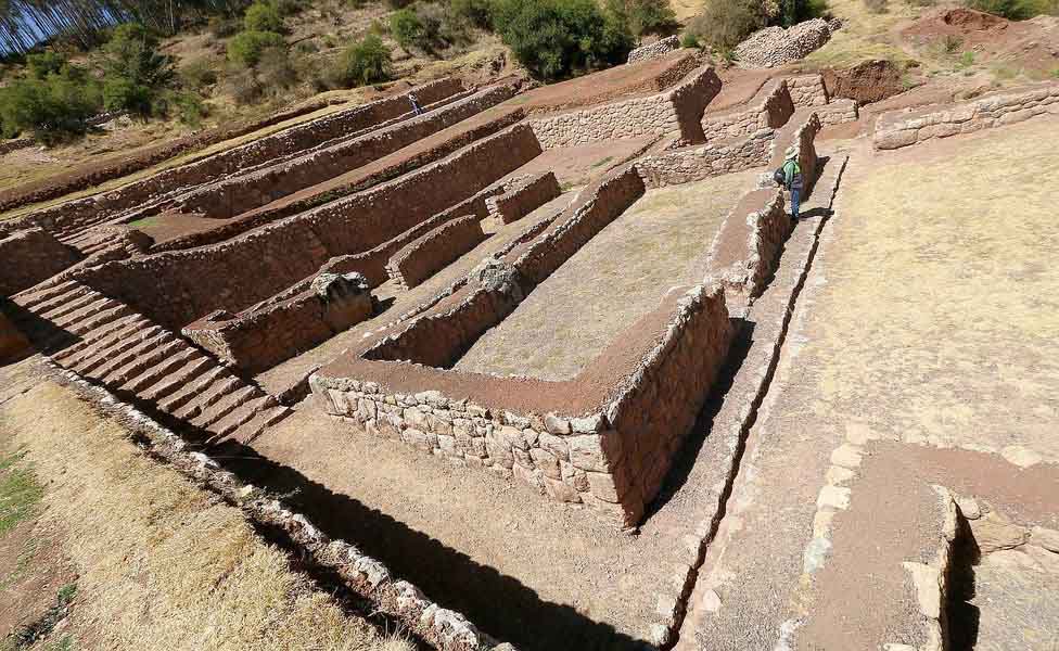 Restauran zona arqueológica de Plaza Kancha en Cusco