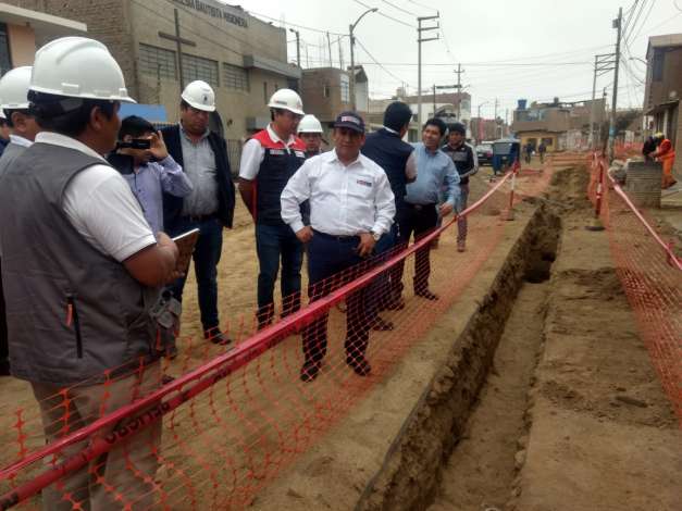 Se invierten más de S/ 7 millones en obra de mejoramiento y ampliación de agua potable y alcantarillado en distrito Huanchaco