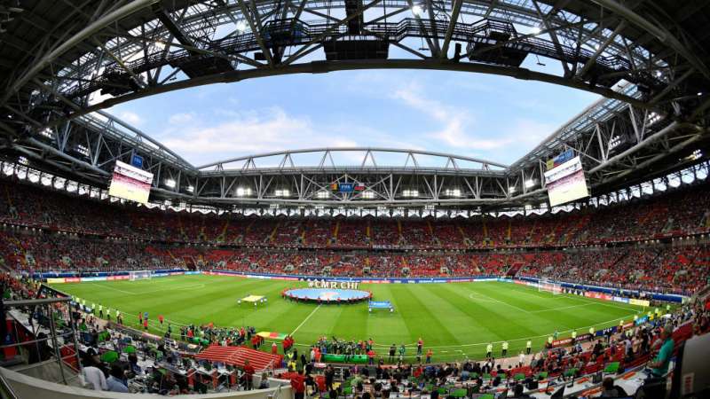 Estadio del Spartak: colorida fachada mundialista