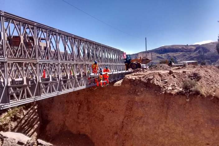 MTC destinará S/ 74 millones para instalar 86 puentes modulares