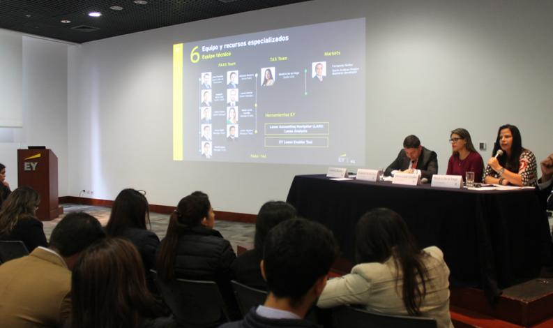 EY realizó conferencia sobre implicancias contables y financieras de la ejecución del NIIF 16