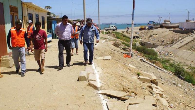 Talara: comuna ejecuta obras para disminuir riesgos en viviendas durante lluvias