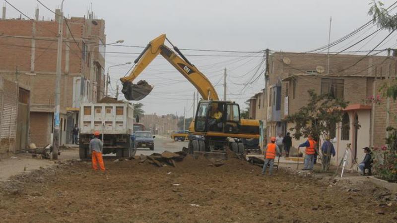 Chiclayo: ejecutan obra por 9 millones para obras de la reconstrucción en La Victoria