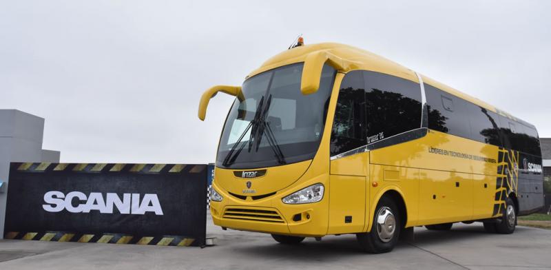 Scania innova para brindar un nuevo standard de seguridad en buses