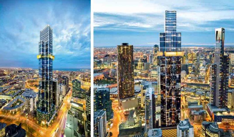 Arquitectura excepcional: Australia 108 en Melbourne