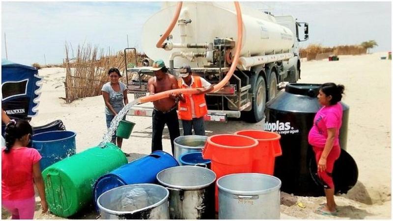 El sector Vivienda ordena abastecer de agua a los damnificados