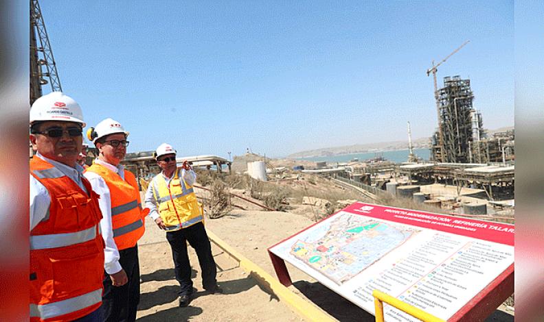 Refinería de Talara: construcción tiene un avance integral de 70,94%