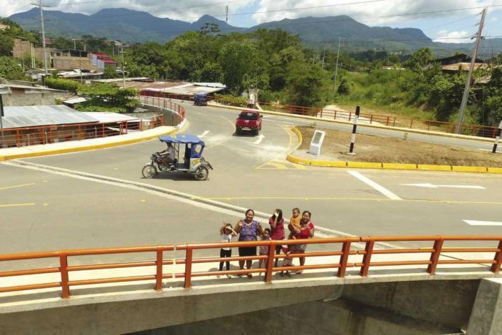 San Martín: inauguran puente vehicular Maukallacta