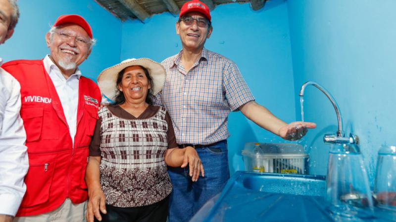 Cerca de 10 mil pobladores de Huacho se benefician con nuevas obras de agua potable y alcantarillado