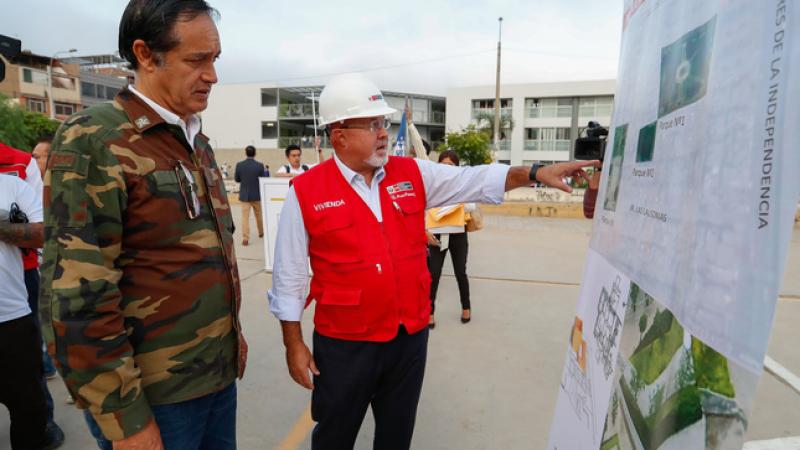 S/ 10 millones se invertirán en obras de pistas y veredas en San Juan de Lurigancho