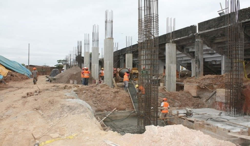 Inversión pública permitirá que sector construcción crezca 4.1% en 2019