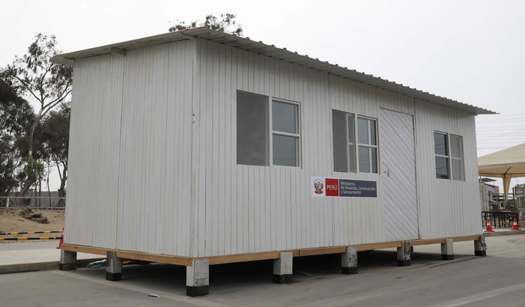 MVCS instala modulos temporales de vivienda en hospitales de 21 regiones del país