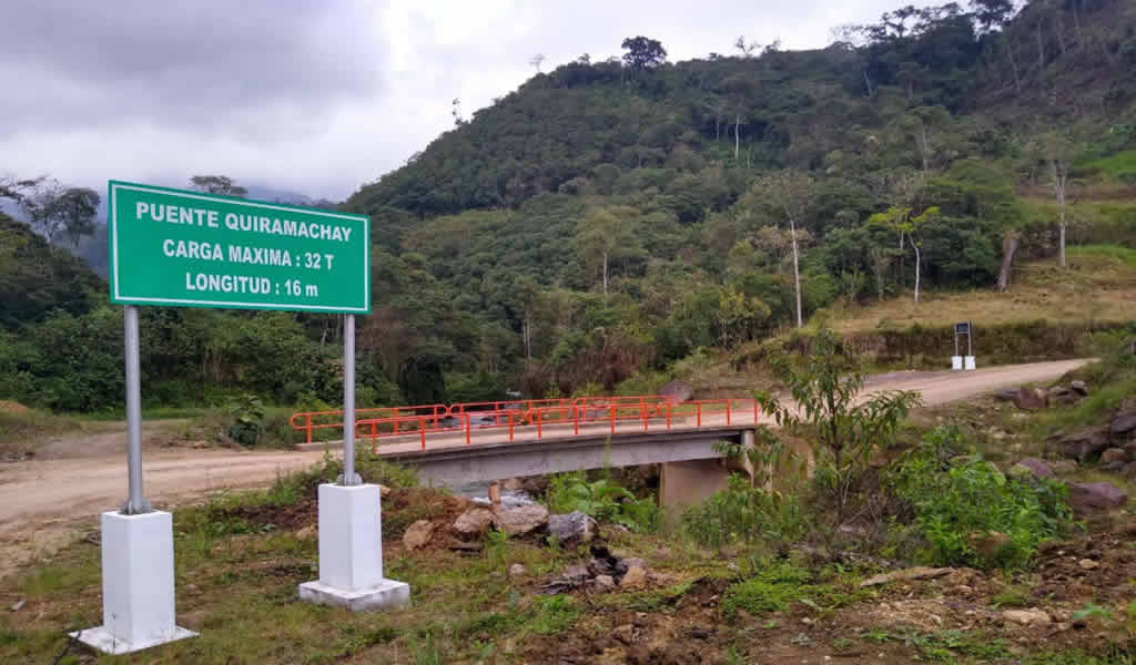 Nuevos proyectos en infraestructura vial beneficiarán a vecinos de Amazonas