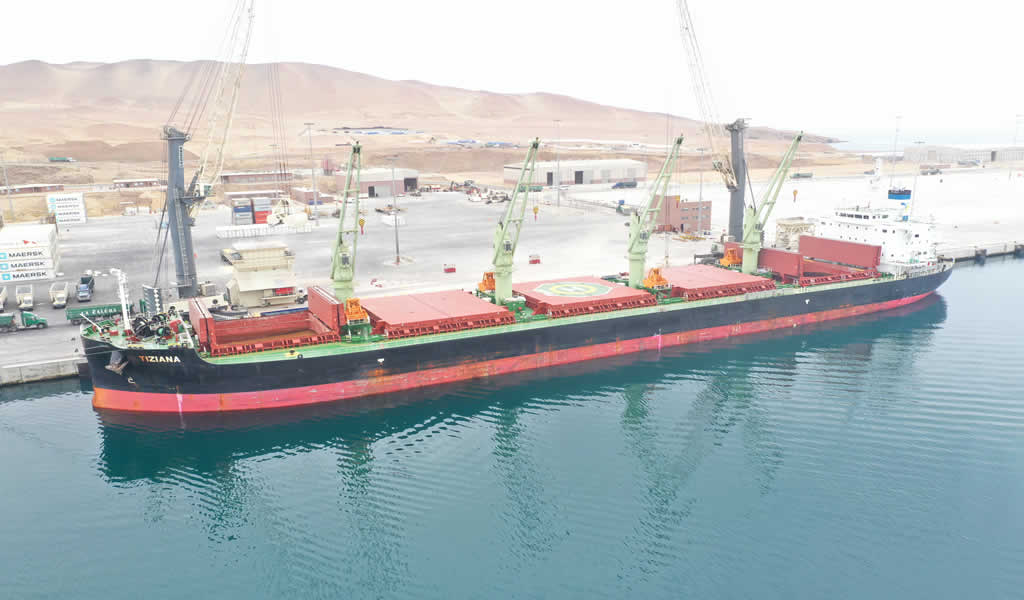 Obras del puerto general San Martín vienen aportando a la reactivación de la economía en la región Ica
