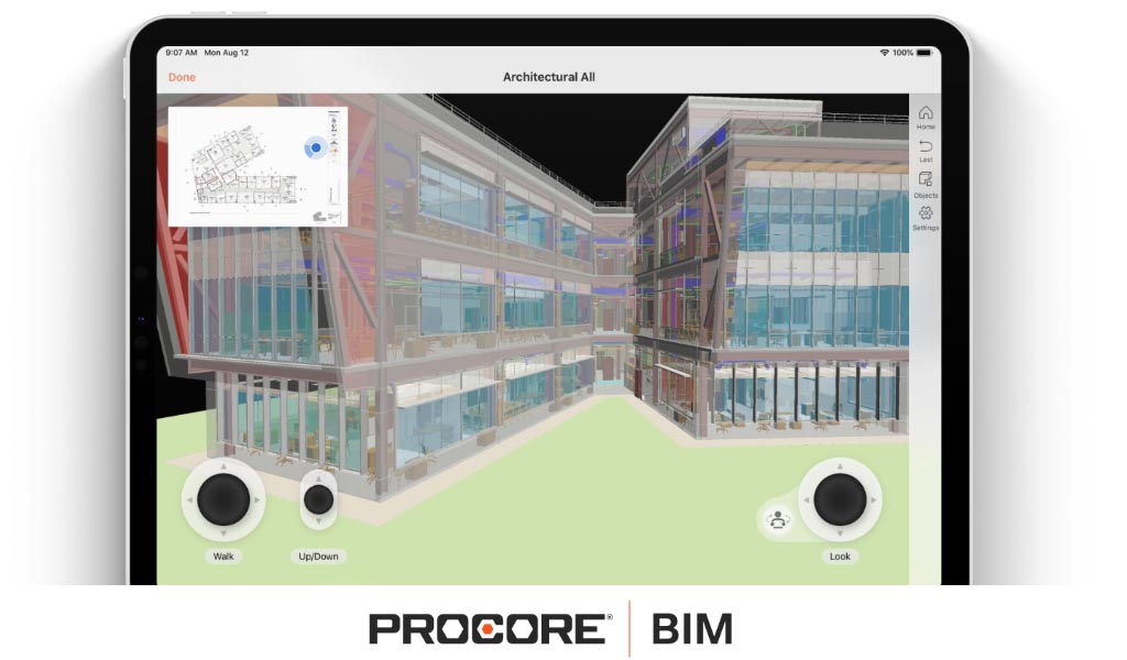 Procore mejora el uso del modelo BIM 3D en lugares de trabajo de construcción