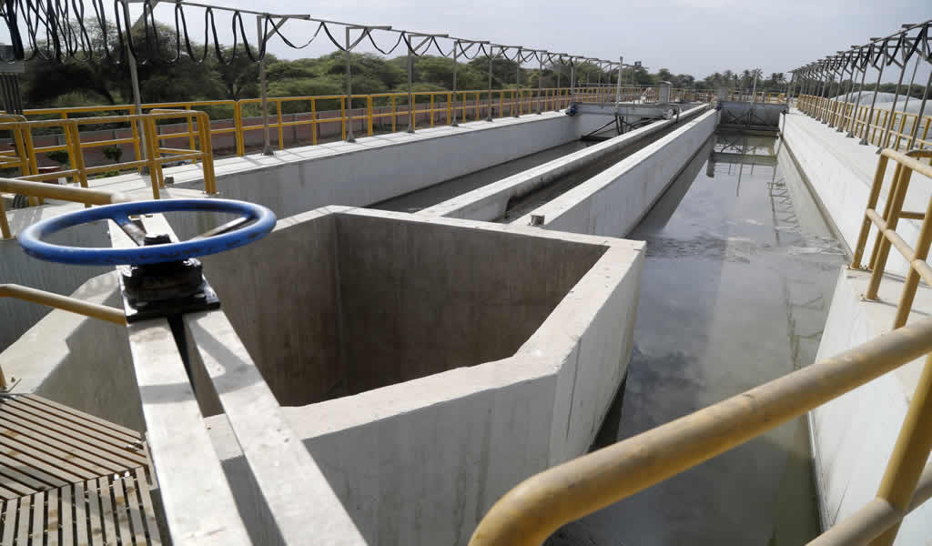 Planta de tratamiento de aguas residuales de Sullana estará lista en octubre de 2021