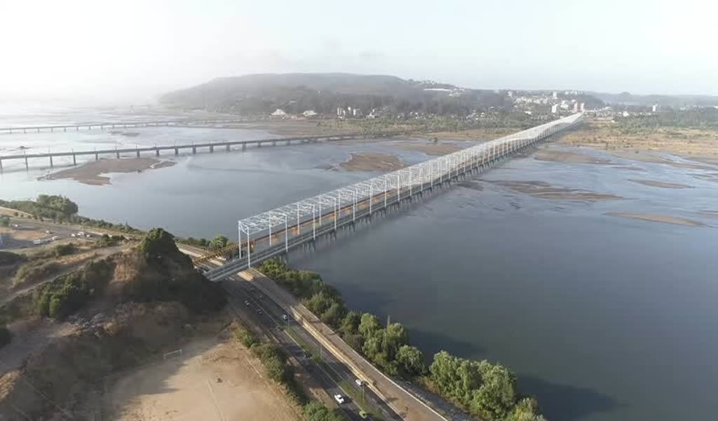 Chile: aprueban construcción de nuevo puente ferroviario sobre el Río Bío Bío
