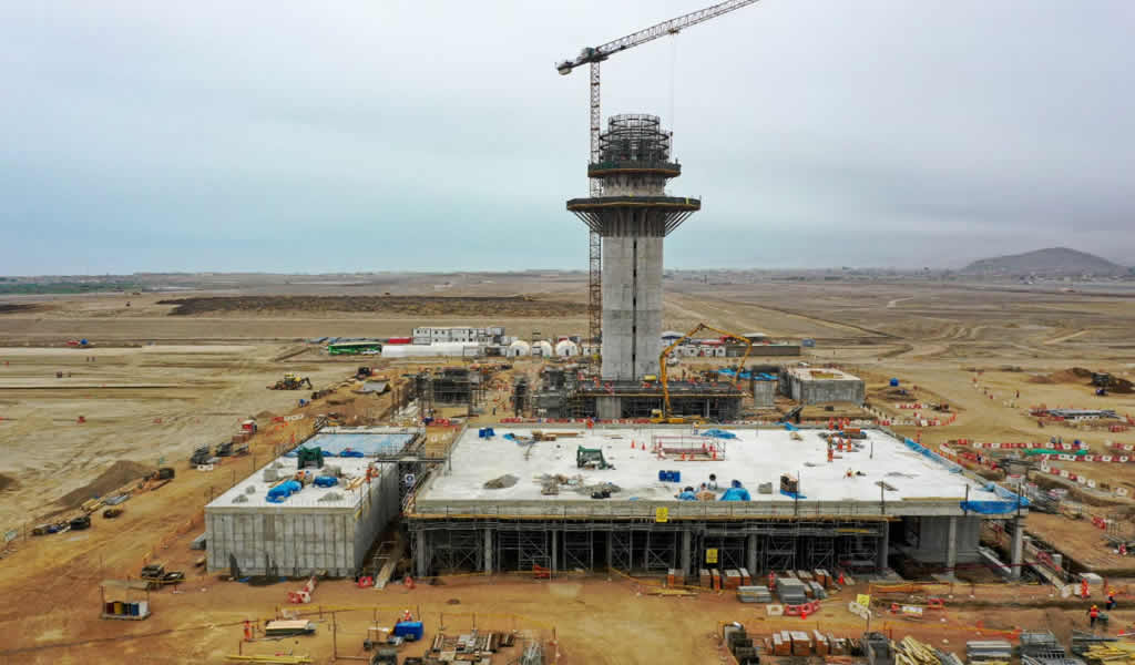 Nueva torre de control del aeropuerto Jorge Chávez tiene avance de casi 50 %