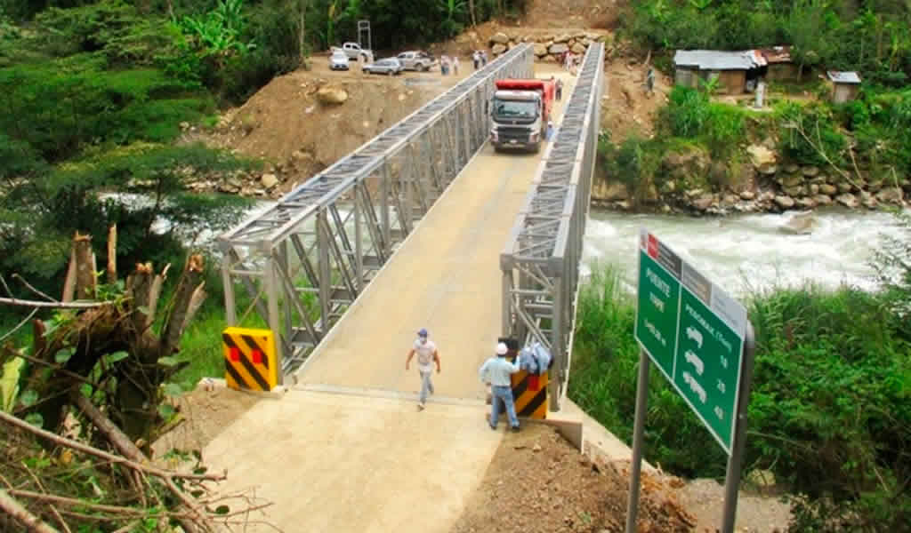 MTC instaló 89 puentes modulares en 10 regiones del país