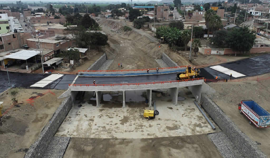 Reconstrucción del Puente Solivín en Áncash registra un avance del 95% en su ejecución