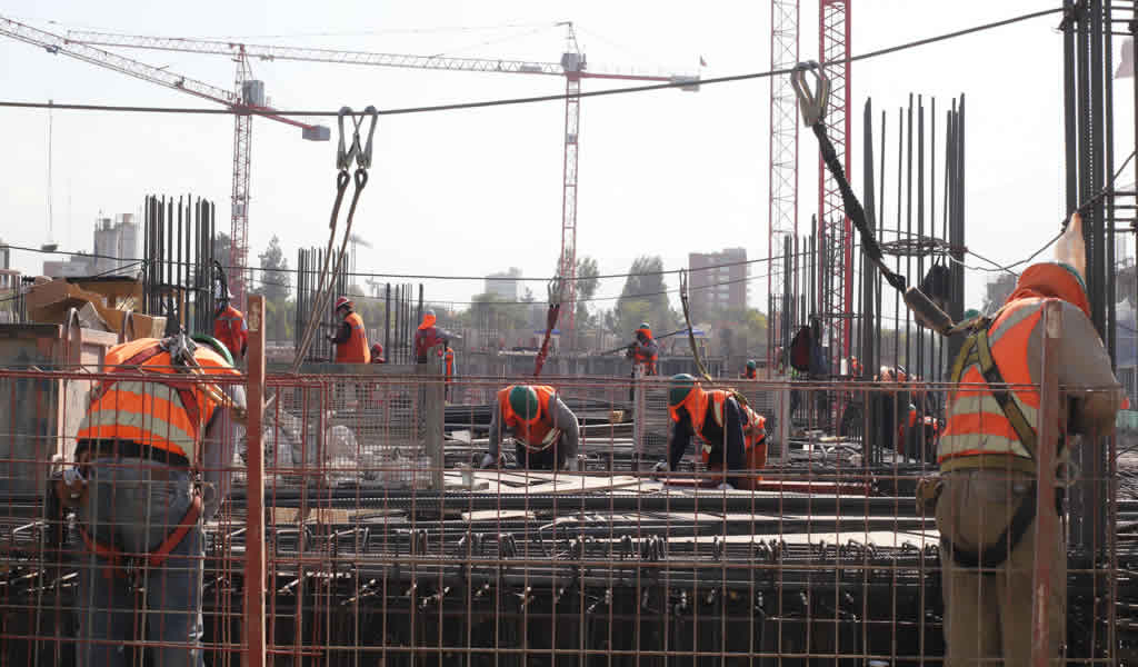 Sector construcción registró crecimiento de 8.8% en junio