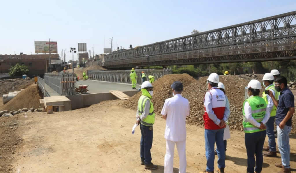 La Libertad: construcción de puente Virú en la Panamericana Norte presenta un avance del 70%