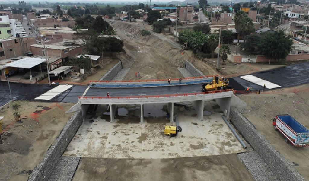 Concluyeron los trabajos de reconstrucción del puente Solivín en Áncash