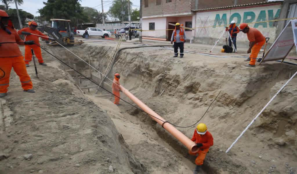 Lambayeque: obras para llevar agua de calidad a Pacora tienen avance de 40 %
