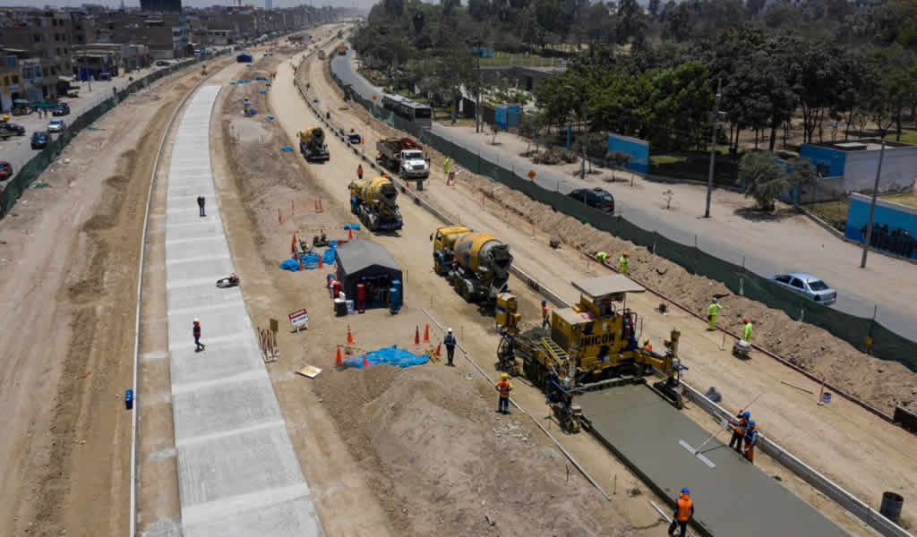 Municipalidad de Lima: obras de la ampliación norte del Metropolitano registran 40% de avance