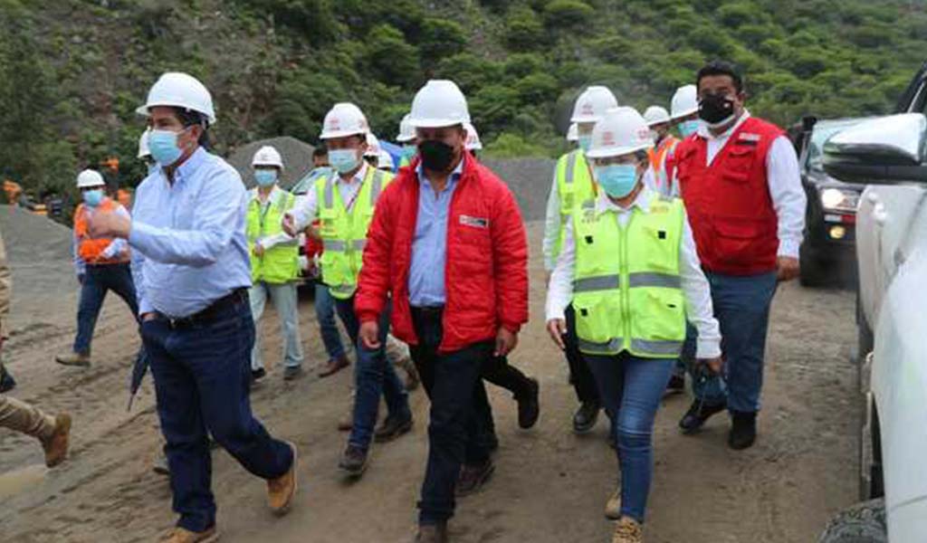 Ministro Silva supervisó trabajos en la carretera Huánuco - La Unión - Huallanca