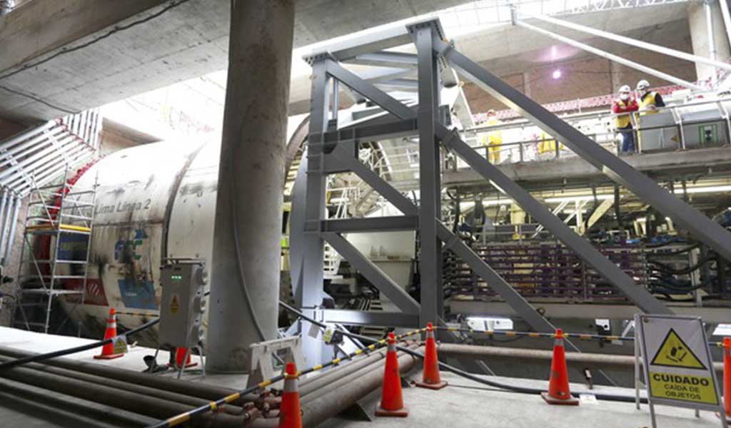 Tuneladora de la Línea 2 del Metro de Lima y Callao ha excavado 358 metros