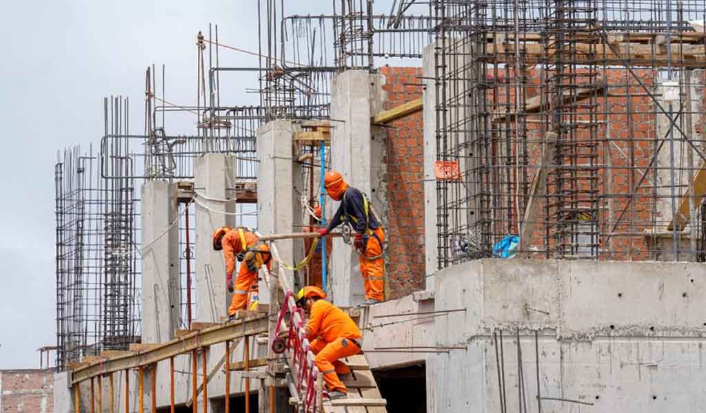Sector construcción impulsa crecimiento de la producción en regiones