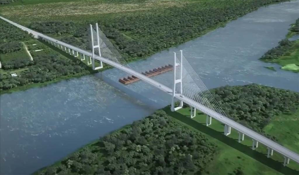 Paraguay y Brasil firman contrato para obra del Puente de la Bioceánica que unirá ambos países