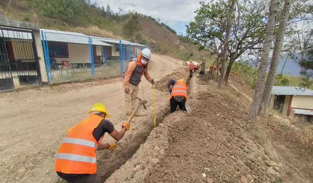 MVCS ejecuta obras de saneamiento rural en favor de 1300 pobladores de Huancabamba en Piura