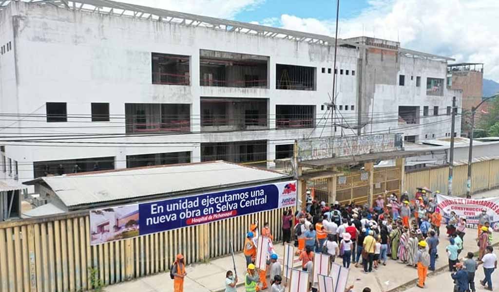 Junín: reinician construcción del hospital de Pichanaqui con presupuesto de S/ 121 mllns
