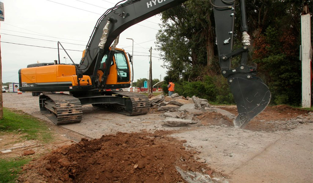 Argentina: Empezó las obras para la construcción de una dársena en la Ruta Nacional 205 en Cañuelas