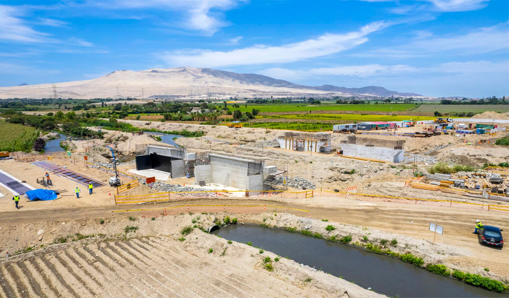 Vía de evitamiento Chimbote: puente Lacramarca registra avance del 43 %