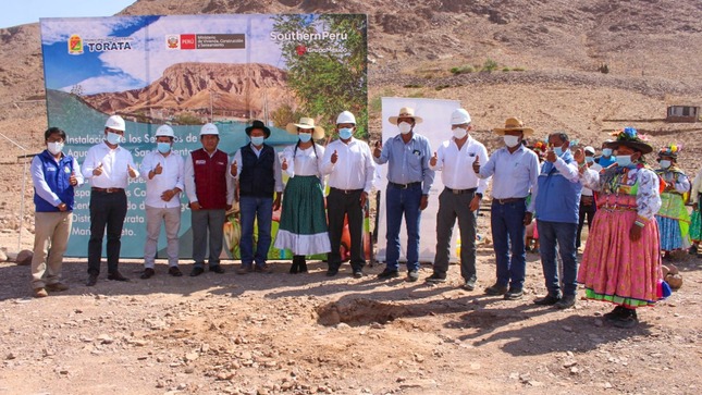 Moquegua: Inicia obra de agua y saneamiento rural en Torata