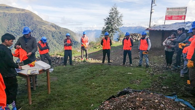 Cusco: Reinicia obra de agua y saneamiento interrumpida por lluvias en Sauqui