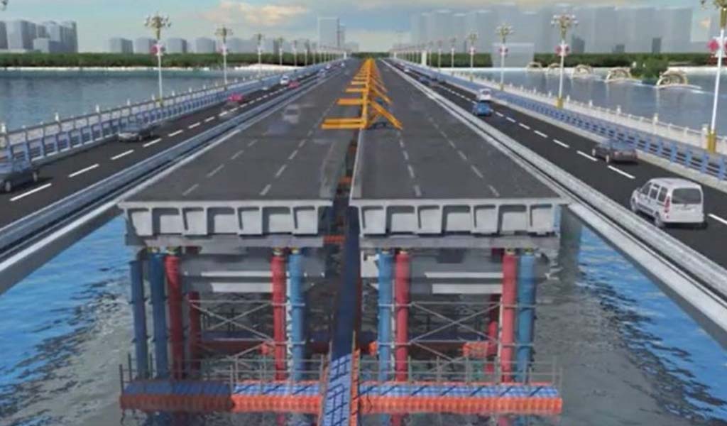 El puente reconstruido más largo de China inaugurará a principios de abril
